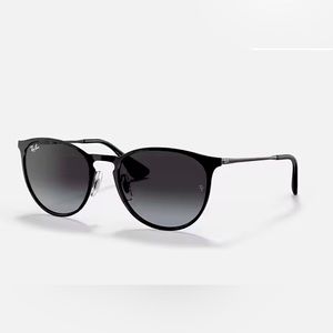 RayBan Erika Metal Black Unisex Sunglasses New In Box